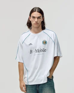 Short Sleeve Football Jersey, Men - White