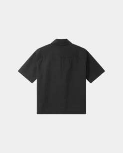 Short Sleeve Shirt, Men - Black