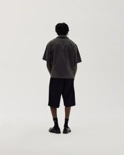 Short Sleeve Shirt, Men - Stone Grey