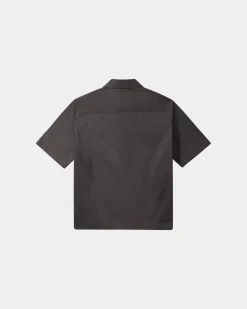 Short Sleeve Shirt, Men - Stone Grey