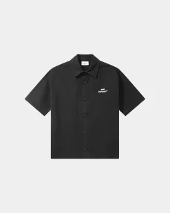 Short Sleeve Shirt, Women - Black