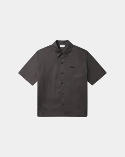 Short Sleeve Shirt, Women - Stone Grey