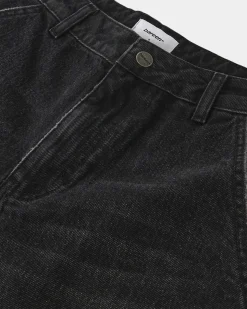 Straight Denim Shorts, Women - Black