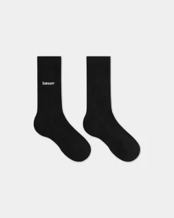 Tennis Socks, 3-pack - Black