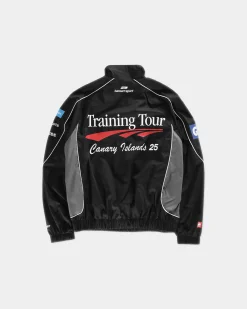 Track Jacket, women - Training Tour - Black / Grey