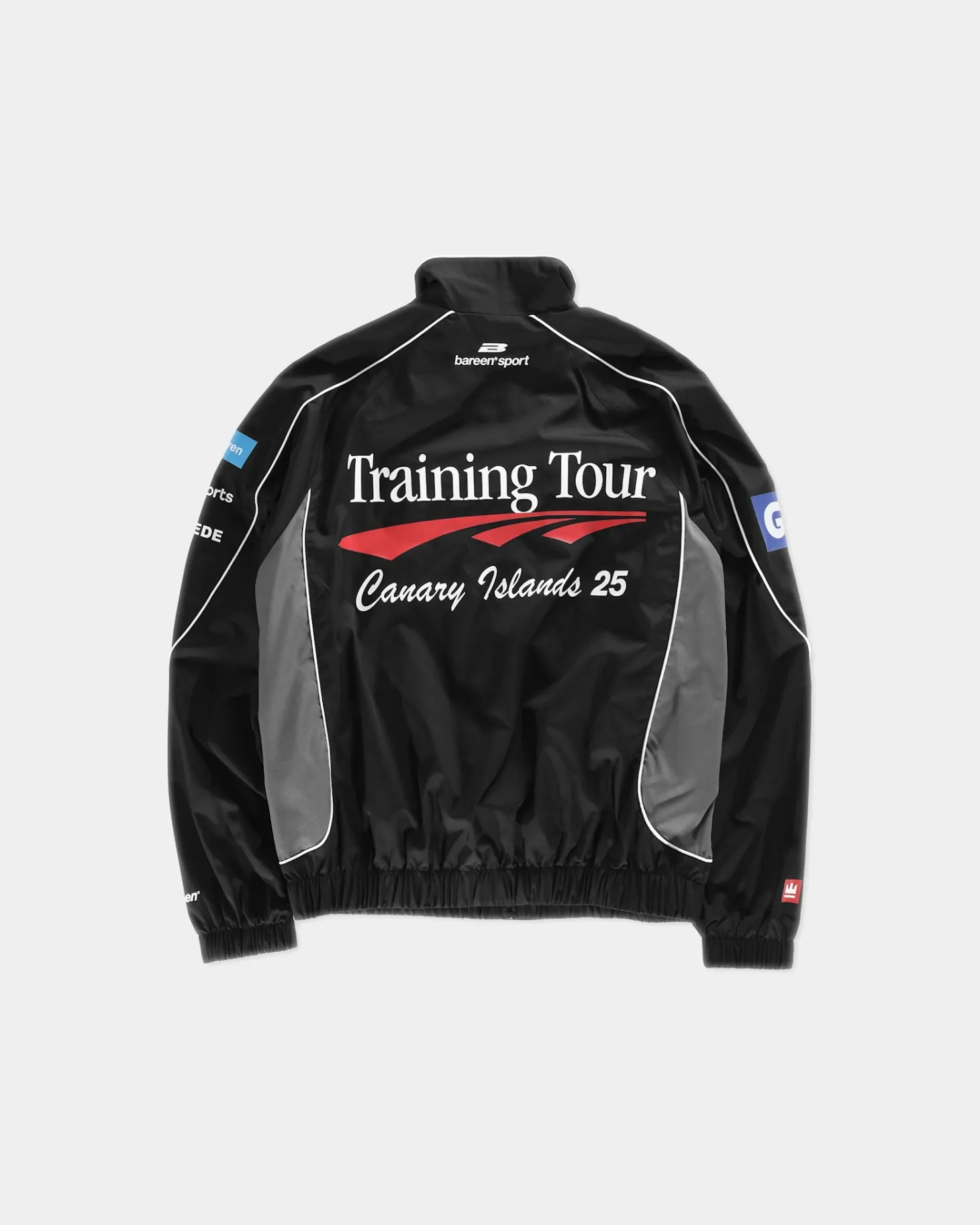Track Jacket, women - Training Tour - Black / Grey