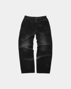 Vintage Cargo Pants, Women - Black