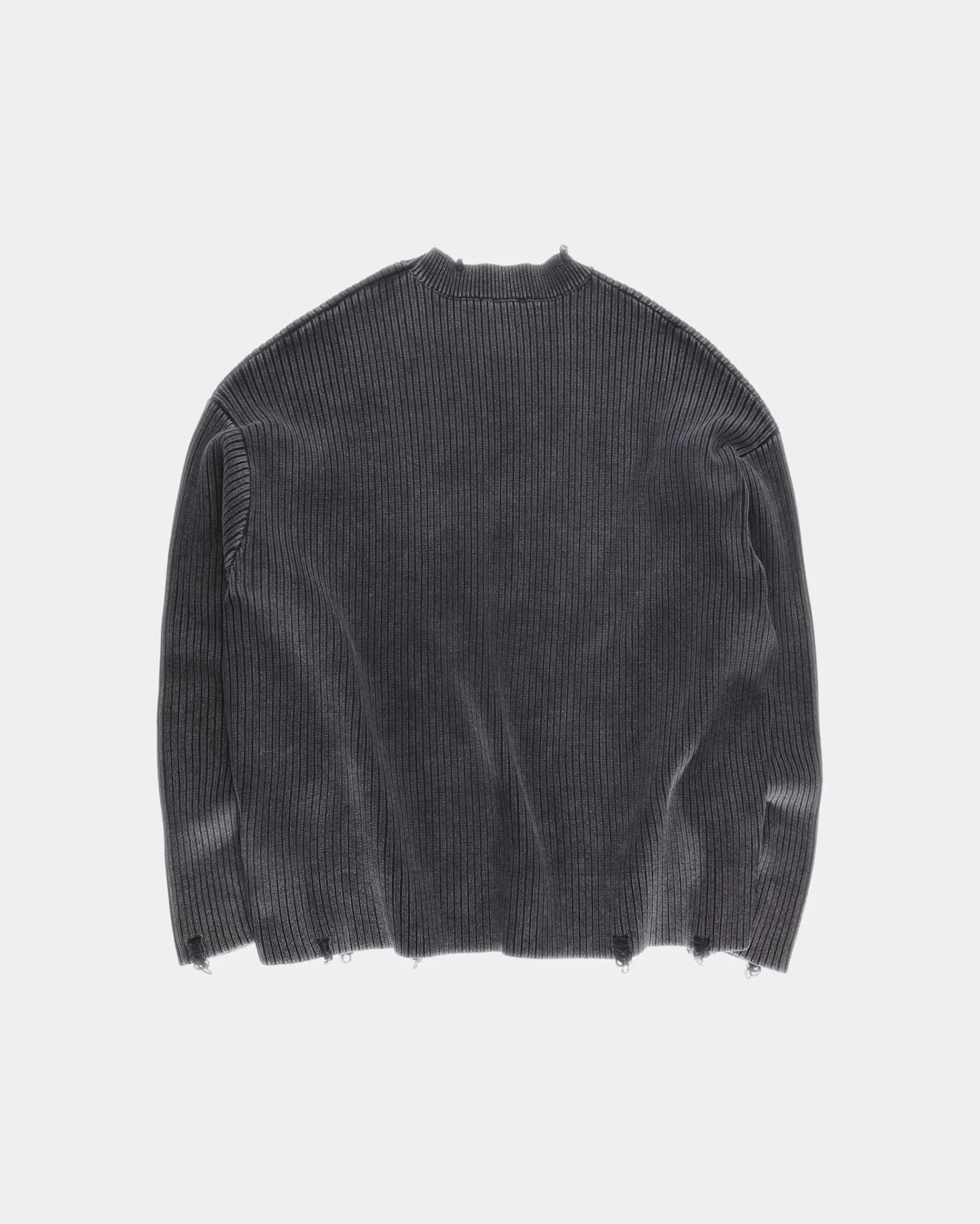 Vintage Knit Sweater, Women - Stone Black