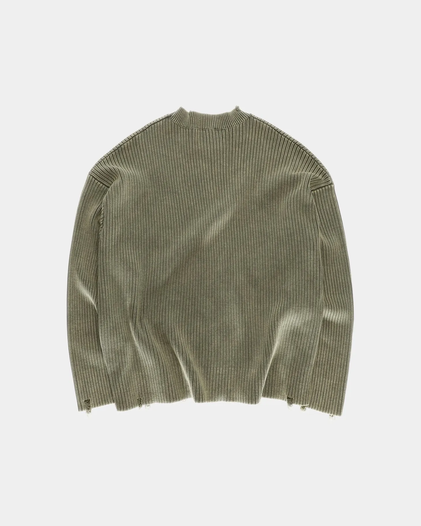 Vintage Knit Sweater, Women - Stone Green