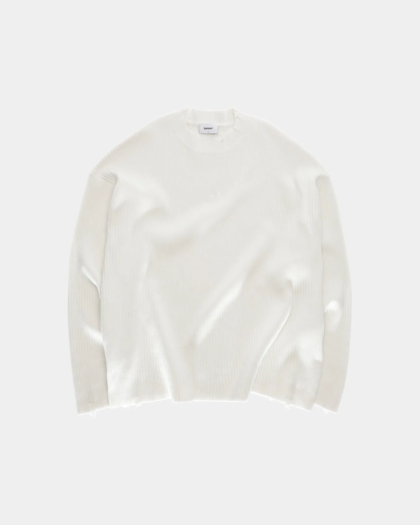 Vintage Knit Sweater, Women - White
