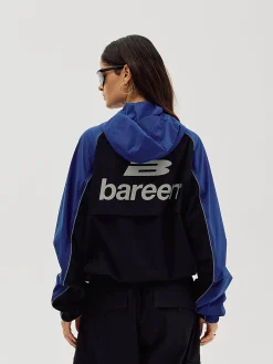 Windbreaker, Women - Black / Cobalt Blue