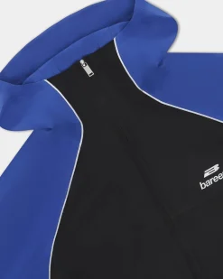 Windbreaker, Women - Black / Cobalt Blue