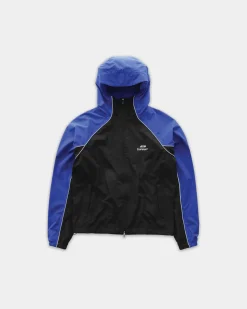 Windbreaker, Women - Black / Cobalt Blue