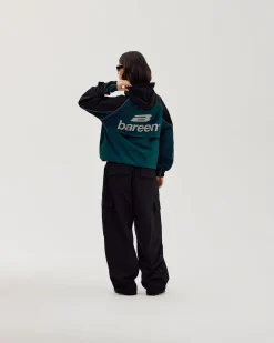 Windbreaker, Women - Black / Dark Teal