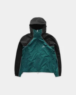 Windbreaker, Women - Black / Dark Teal
