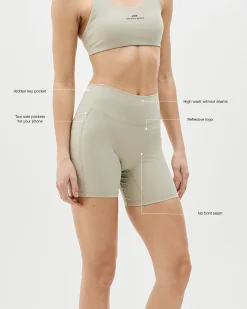 Women's Active Pocket Shorts - Clay