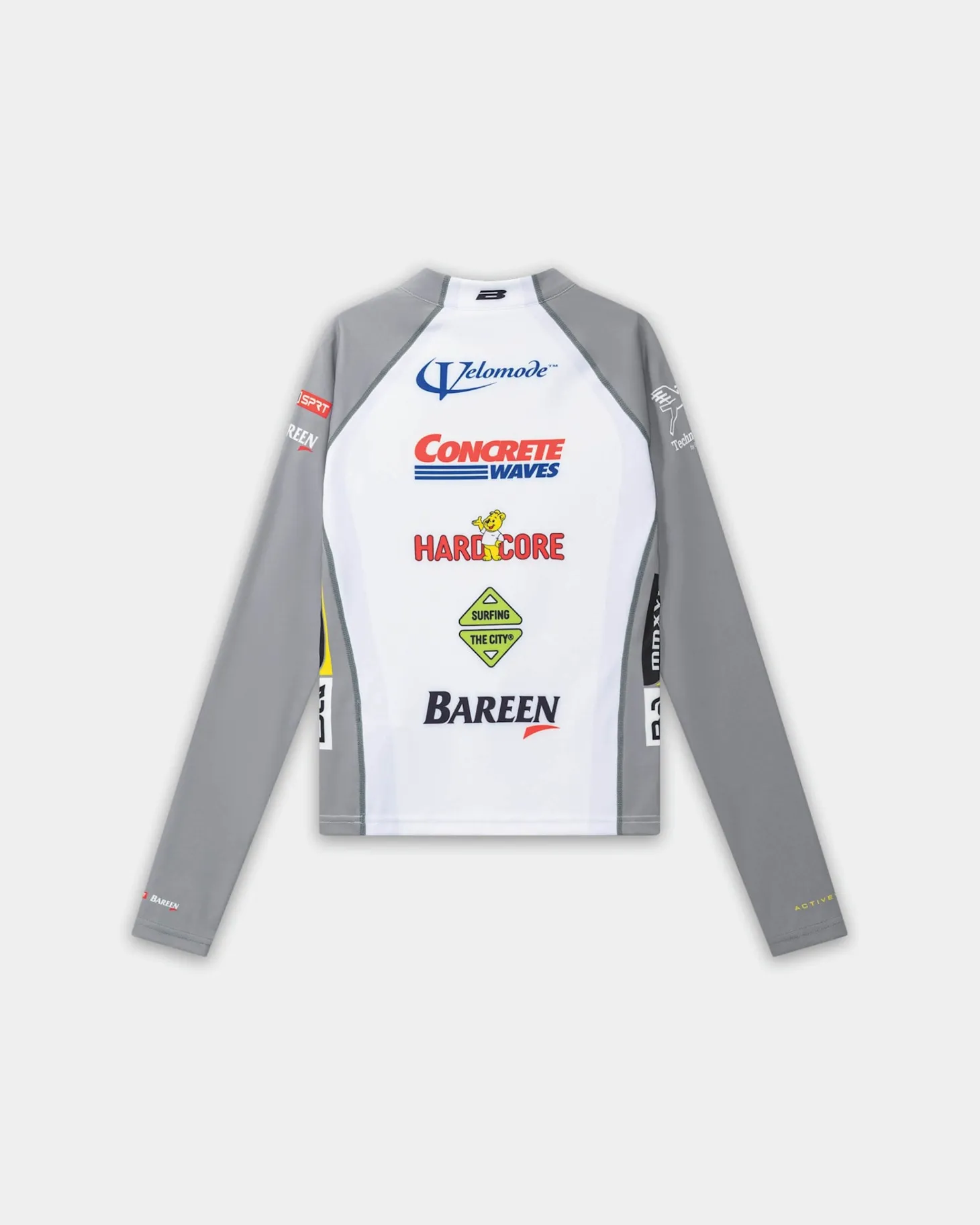 Women's Graphic Cycling Long Sleeve - White