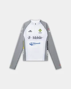 Women's Graphic Cycling Long Sleeve - White