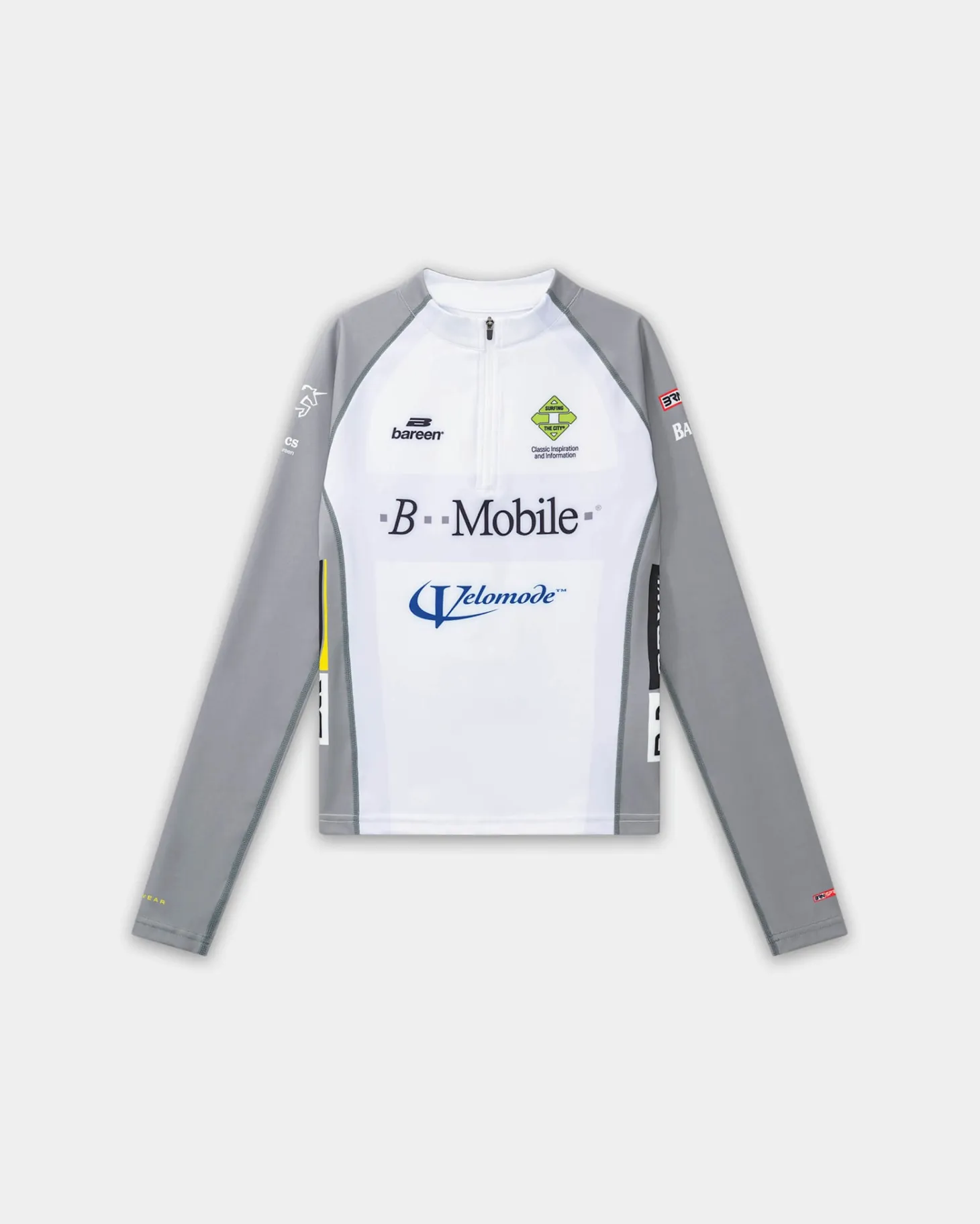 Women's Graphic Cycling Long Sleeve - White