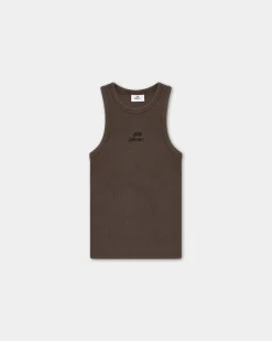Women's Logo Tank Top - Washed Brown