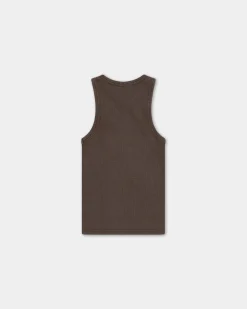 Women's Logo Tank Top - Washed Brown