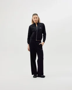 Women's Track Lounge Jacket - Black